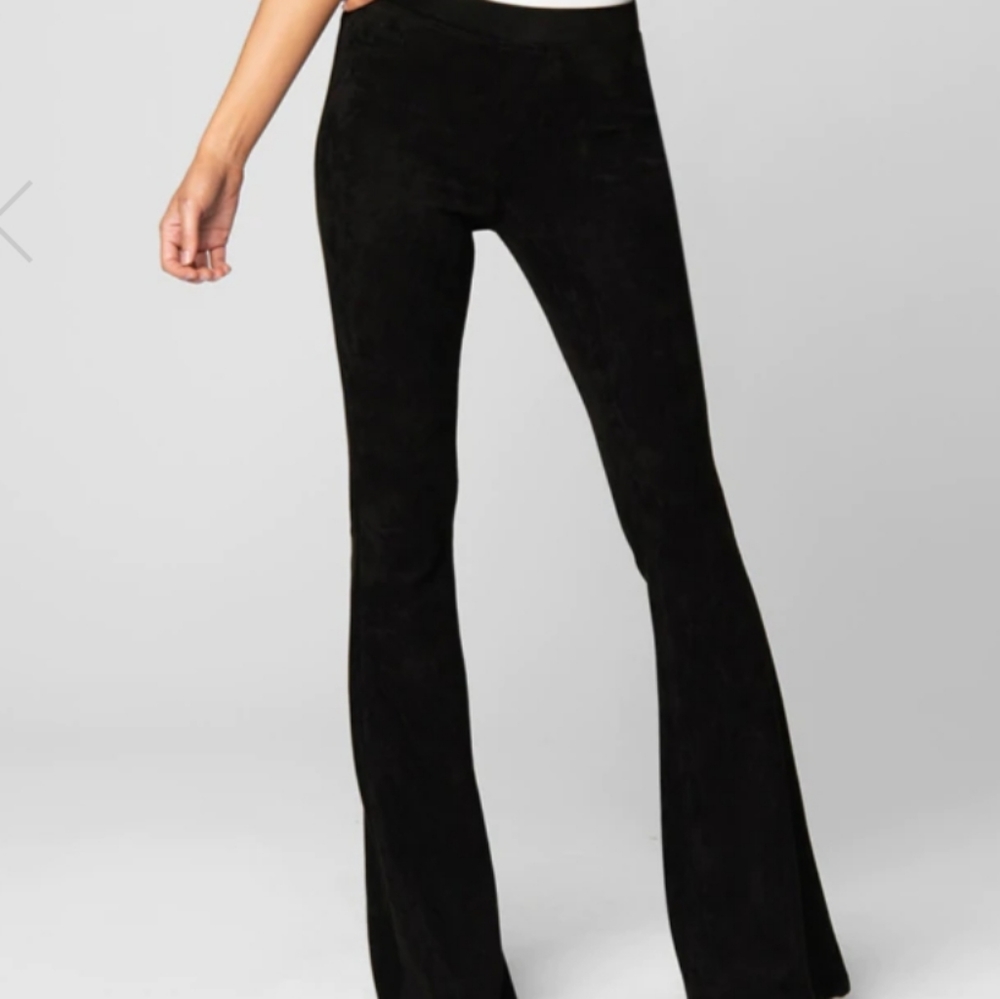 Blank NYC Velvet Pull-On Flare Pants